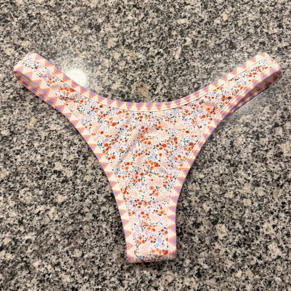 Bydee Floral Brazilian Bikini Bottoms - Medium - Picture 4 of 5